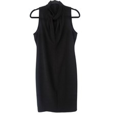 Calvin Klein Sleeveless Black Career Dress Cocktail Little Black Dress Women's 1