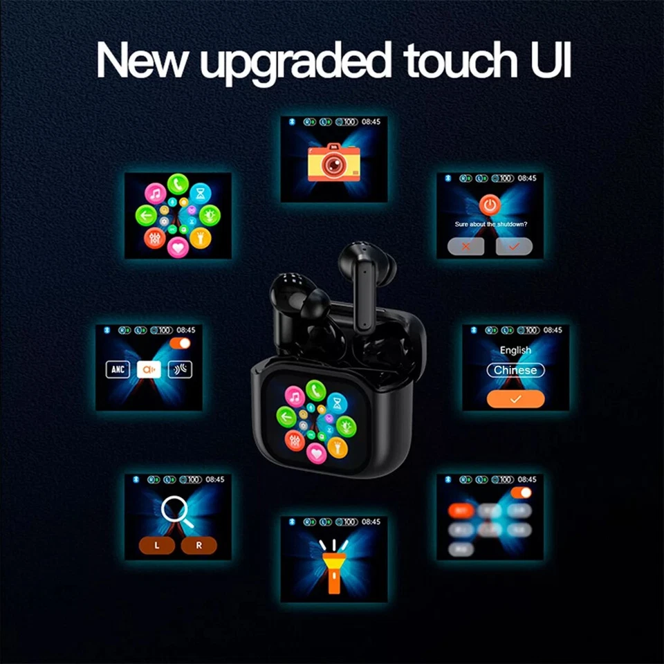 144 Sprachen AI Übersetzer Ohrhörer Echtzeit Übersetzer Kopfhörer Smart Voice - Bild 3 von 4