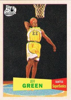 Jeff Green 2007-08 Topps 1957-58 Variations #115 RC - Seattle Super Sonics