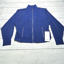 Lululemon Women's Define Oversized Mesh Jacket In Royal Blue. Size 6. NWT