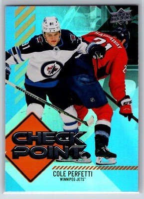 2024-25 Upper Deck Series 1 Check Point #CP-6 Cole Perfetti Winnipeg Jets