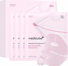 medicube PDRN Pink Collagen Gel Face Mask Pink Moisturising 28g x4 Sheets