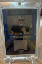 2023 Certified-New Gen Jerseys Aidan O'Connell #NGJM-29 Mirror Blue/99 (MEM, RC)