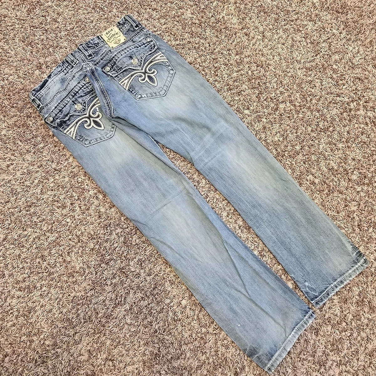 Rock Revival Regular 33 Size Jeans for Men for sale | eBay