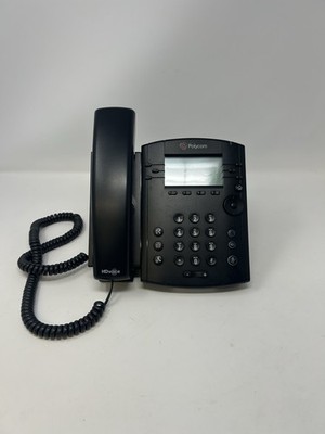 Polycom VVX 300 VoIP 6 Line Business Media Phone - Black