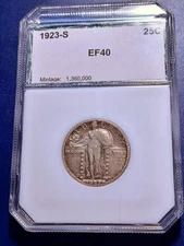 Original XF 1923-S Standing Liberty Quarter