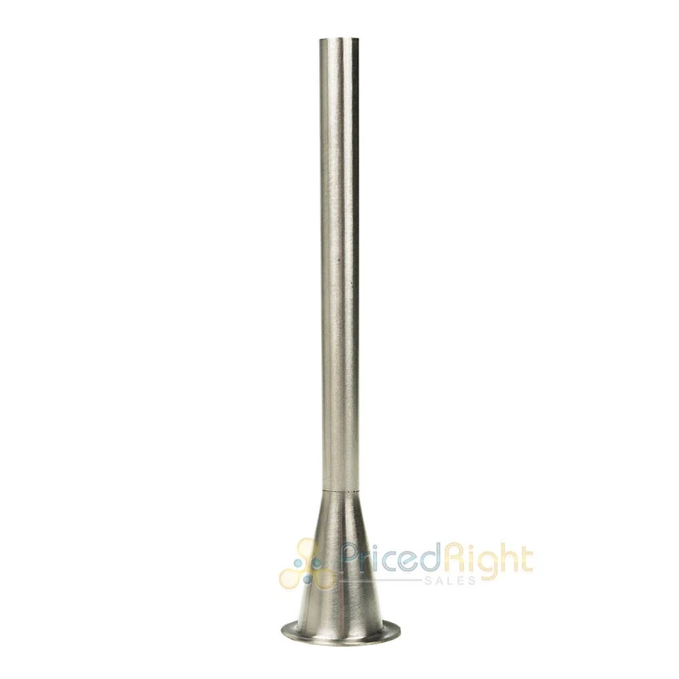 3/8" Snack Stick Stainless Steel Stuffing Tube Funnel 1-9/16" Base LEM 606A - Image 2 of 4