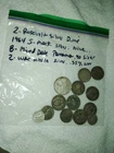 Silver coin lot. 1964 mark 5. merc dimes, wat nickle, mix panama silver coins