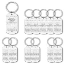 12PCS Trucker Keychain Trucker Accessories for Truck Driver Truckers Prayer