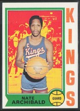 Nate Archibald 1974-75 Topps #170 KC-Omaha Kings