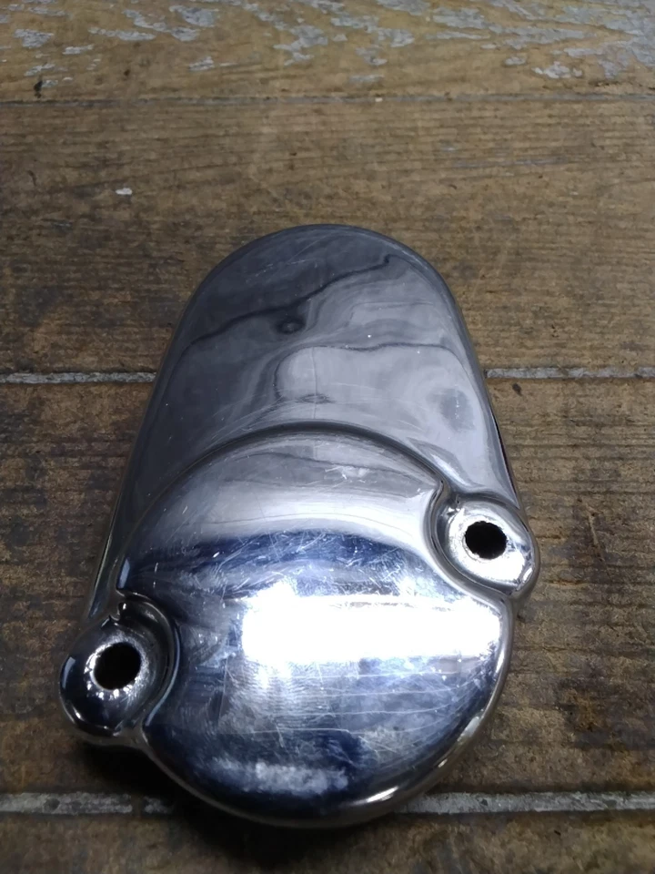 Harley-Davidson EVO Electra Glide Softail FXR Motor Arranque Motor Cubierta Cromo Foto 4 de 4