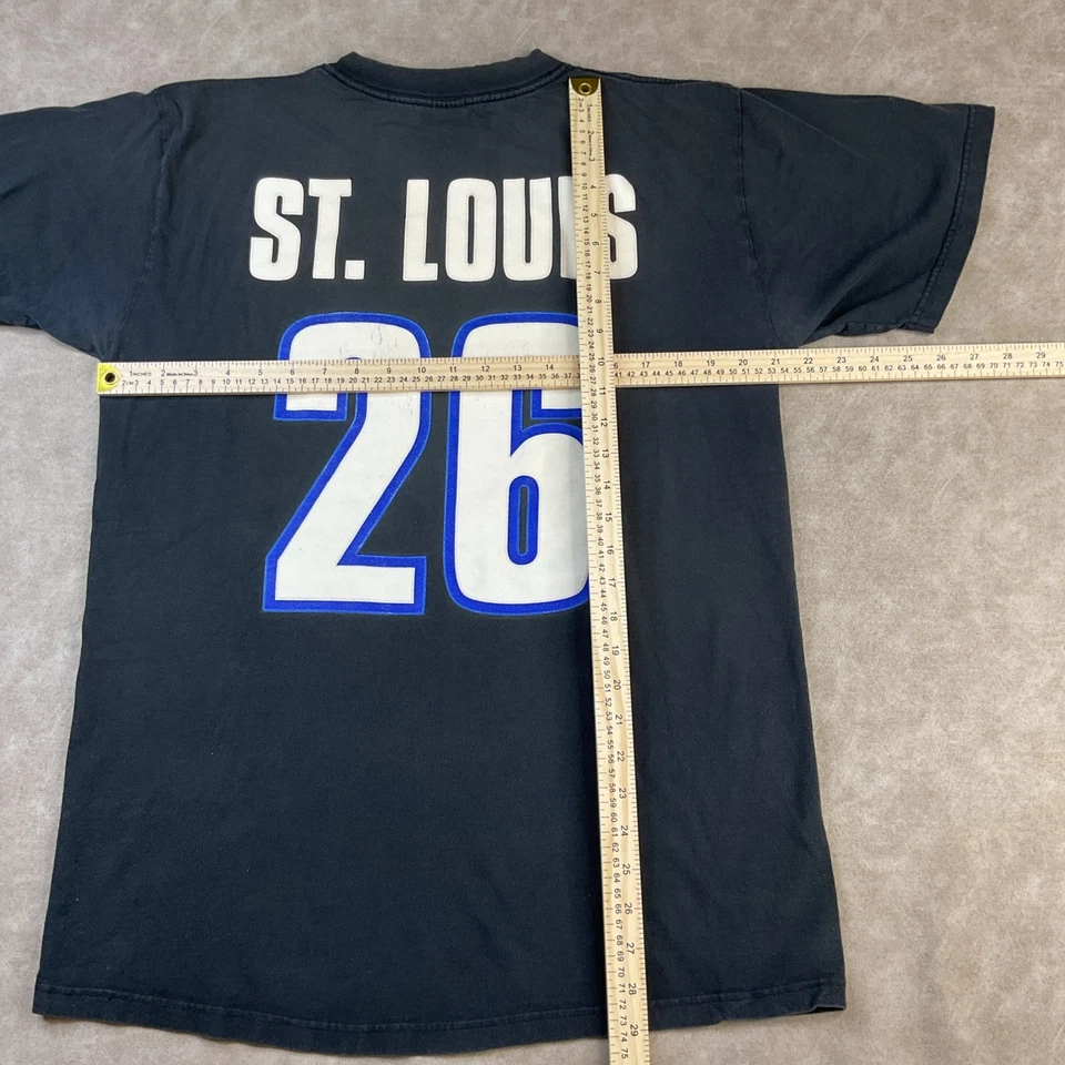 Camiseta vintage Martin St. Louis Tampa Bay Lightning #26 Majestic Graphic Talla L Foto 2 de 4