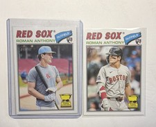 Topps Heritage 2026 Roman Anthony Rookie #86 True Image Variation & Base Card