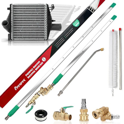 #ad 47quot; amp; 24quot; amp; 15quot; Radiator Cleaning Wand 3 Piece Set 4500 PSI Silvery $72.48