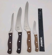 VImtg LOT (4) 400C GOLD Japan Sushi Chefs Knives MCM Various Sizes See Pics