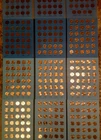lincoln penny set collection 1909 vdb-2022 p d s wheat cent  with  bu memorials
