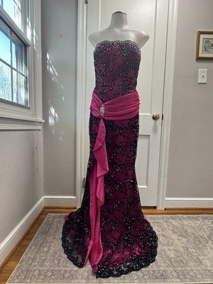 vampy prom dress 90s Vampy Empire Waist Prom Dress for Sale