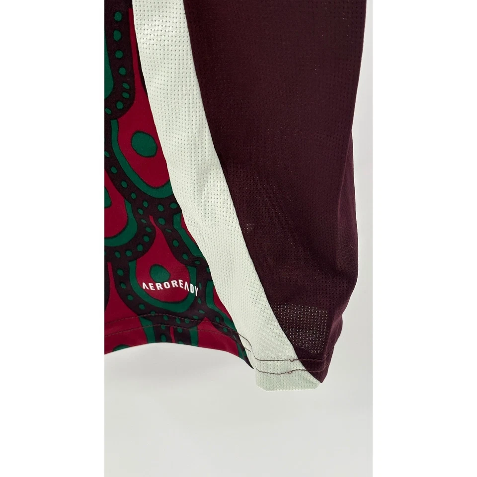 Nueva camiseta de fútbol local Adidas México para mujer talla XL roja manga corta Foto 3 de 4