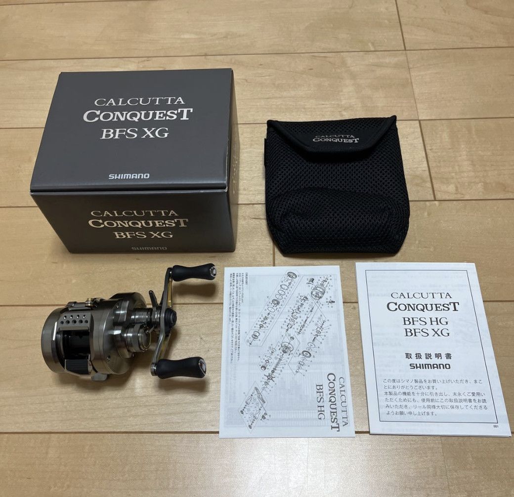 Shimano Calcutta Conquest Bait Reel 23 BFS XG Right  Fishing Reel Right Handle