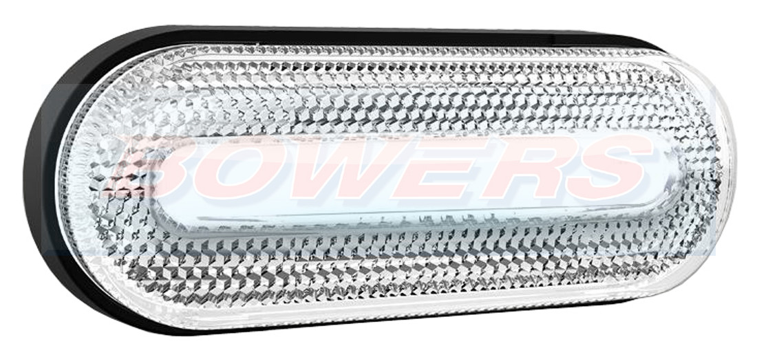 ADR APPROVED LED WHITE FRONT MARKER / POSITION LIGHT LAMP 12V 24V TRUCK TRAILER