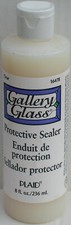 PLAID Gallery Glass Protective Sealer 8oz (236ml) for Window Color projects
