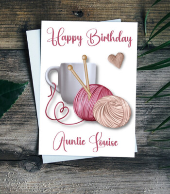 Personalised Sister & Auntie Birthday Card | Handmade Sister In Law Birthday Card | Custom Message Card - Foto 10