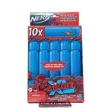 Nerf Mega XL Dart Refill 10 Pack BRAND MIB MISB BOX LARGEST LARGE EXTRA