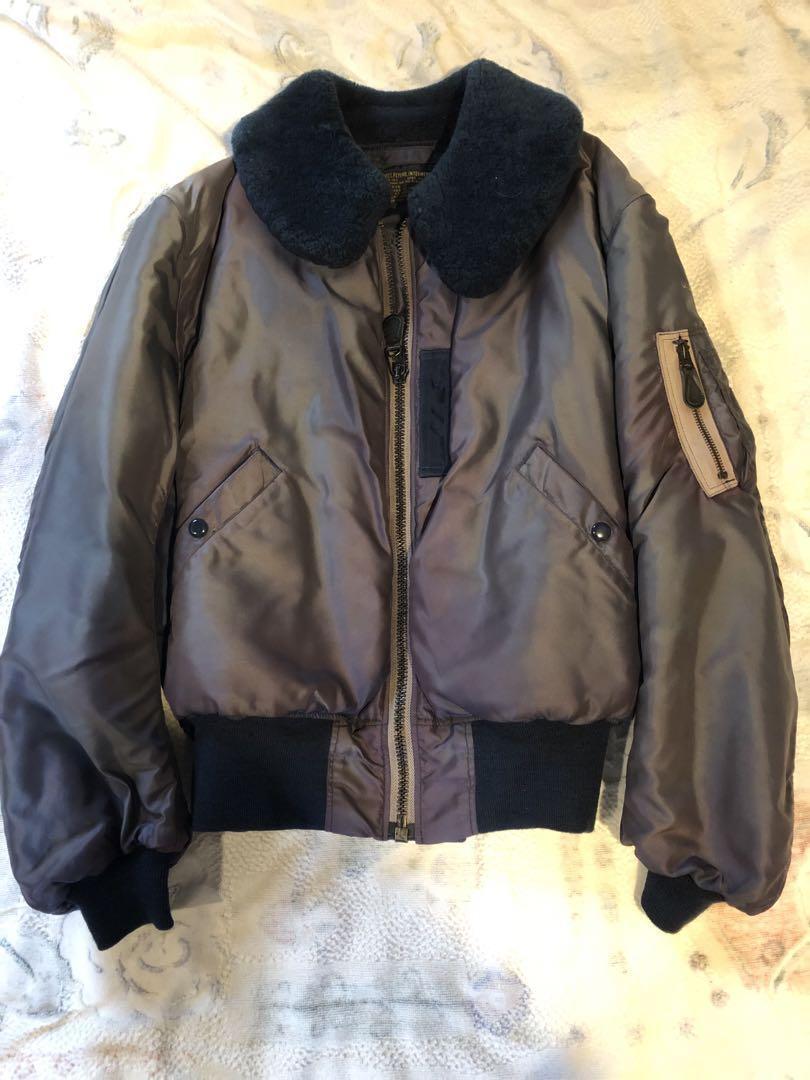 The Real McCoy's B-15C Jacket Navy Nylon Size 42 Used From The Real McCoy's B-15C Jacket Navy Nylon Size 42 Used From