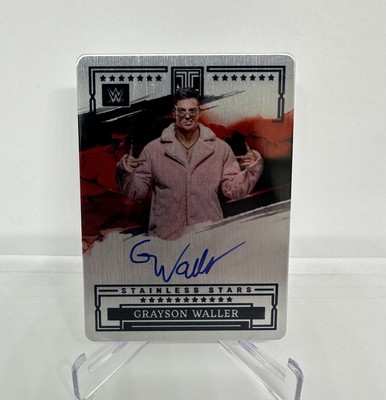 2023 Panini Impeccable WWE Grayson Waller Auto /99 - Stainless Stars #ST-GWL