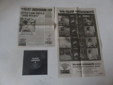 THE VELVET UNDERGROUND Rock & Roll ( Demo ) 7" FLEXI DISC & NEWSPAPER & POSTER