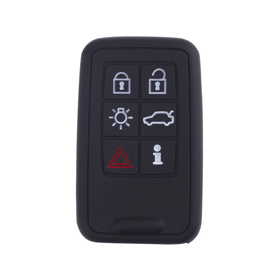 6 Button Silicone Car Key Fob Cover For Volvo S40 V40 S80 XC60 V70 XC70 Foto 3 de 4