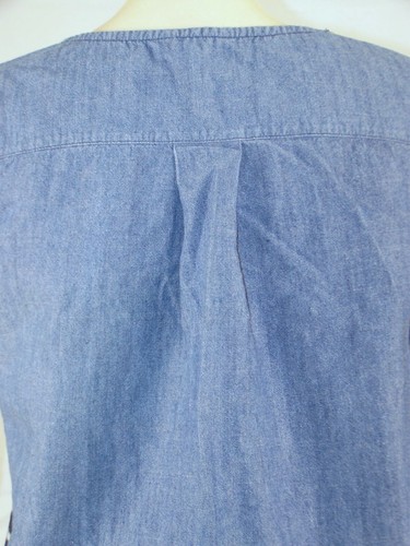 Joules Cotton Long Sleeve Striped Denim Back Thick Jersey Top Size 10 Medium - 第 6/11 張圖片