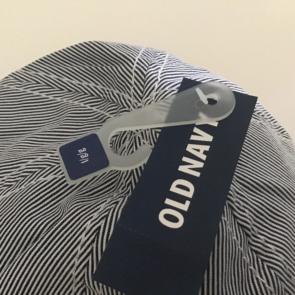Old Navy Chambray Driving Cap Boys Size L 4T/5T  Railroad Stripe New $10.94 - Image 3 of 4