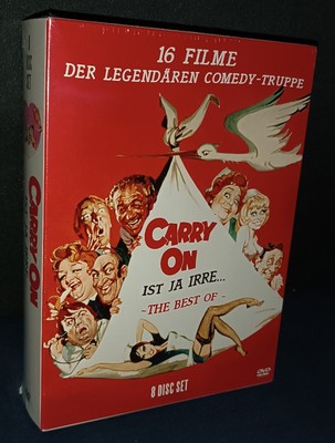 Ist ja Irre ** Carry On Box * 16 Filme ** 8 DVDs Digipack ** Best of ** deutsch