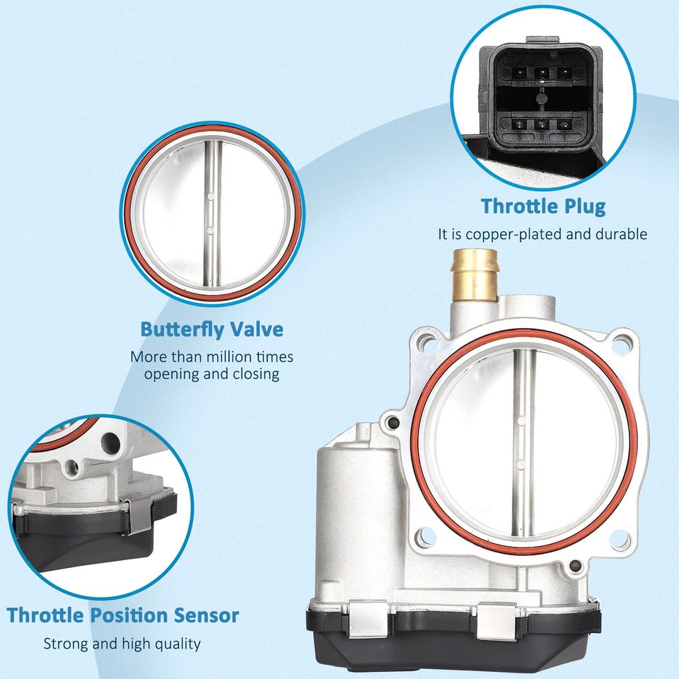 Cuerpo del acelerador para BMW 135i 335i 335i xDrive 535i 535xi 740i 740Li X6 Z4 3,0 L Foto 4 de 4