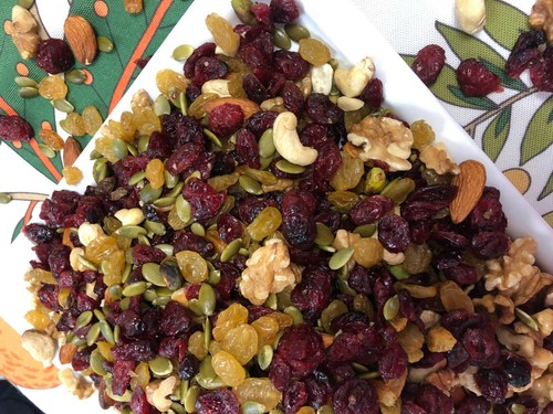 Omega-3 Deluxe Mix Cranberry Raisin Cashew Walnut Almond Pecan Pistachio AgroSun
