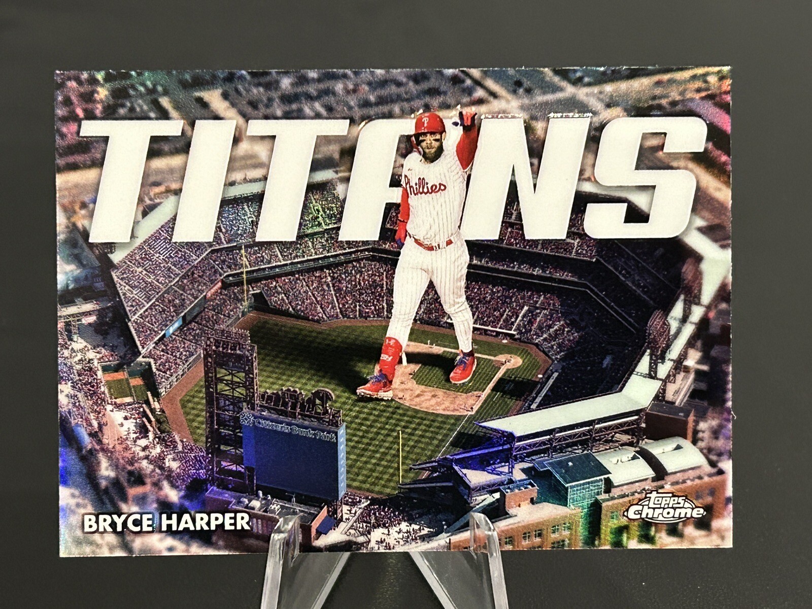 2023 Topps Chrome Bryce Harper Chrome Titans CT-2