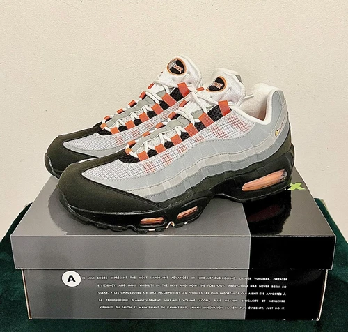Nike Air Max 95 OG Big Bubble Bright Mandarin - UK9.5/US10.5 - Brand New ✅