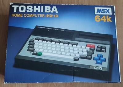 Toshiba Home Computer HX-10, MSX 64k, tested - working, Boxed