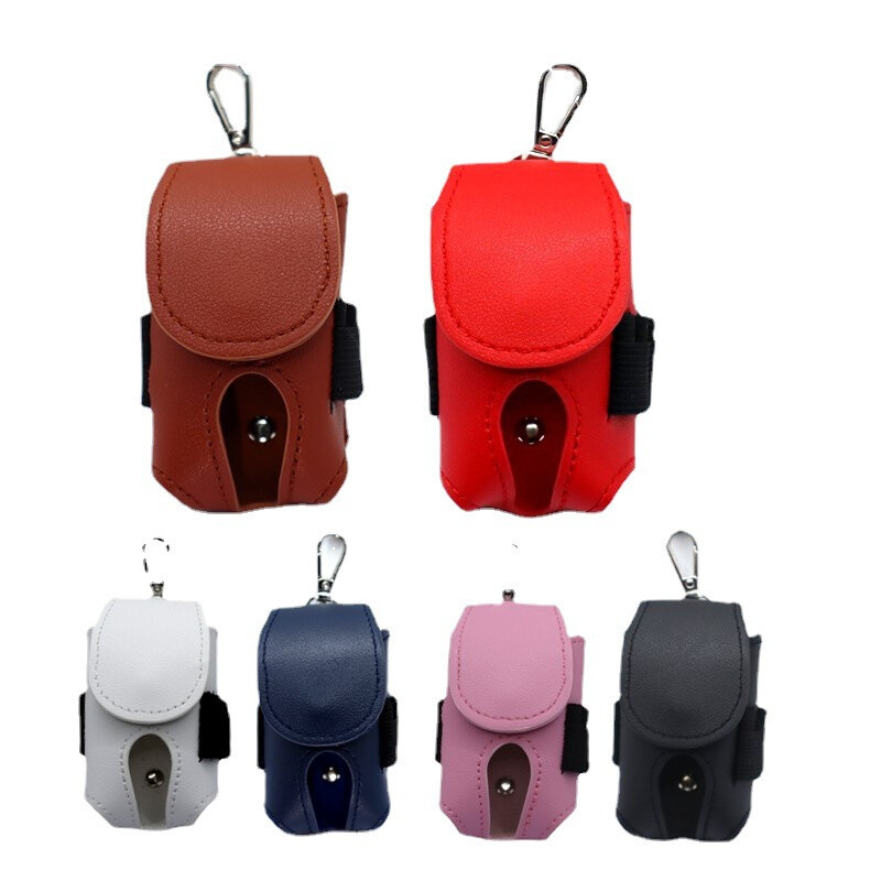 Mini Belt Pouch With Metal Buckle PU Accessory Pouch Durable Golf Fanny Pack