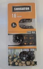 SUNGATOR 3-Pack 16 Inch Chainsaw Chain SG-S56, 3/8" LP Pitch - .043" Gauge