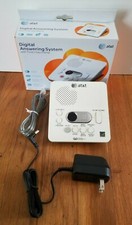 AT T 1740 Digital Answering System With Time and Day Stamp White