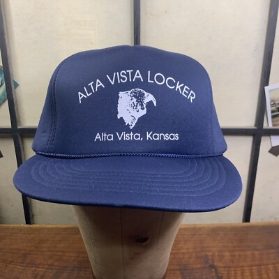 Vintage SnapBack Cap Alta Vista Locker Alta Vista Kansas 