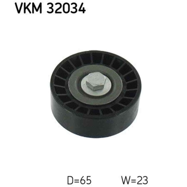 SKF Umlenkrolle, Keilrippenriemen VKM 32034-image