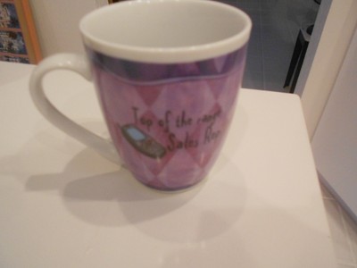 TOP OF THE RANGE SALES REP MUG-H&H-VERY GOOD +  4'' HIGH