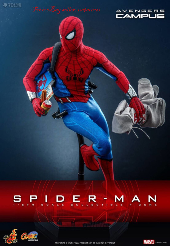 ホットトイズ　スパイダーマン　アベンジャーズキャンパス Perfect Hot Toys 1/6 Cms010b Spider-Man Avenger Campus In Stock