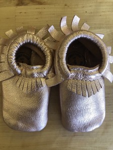 freshly picked gold moccasins