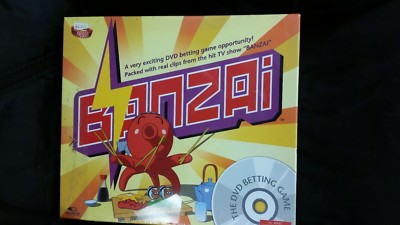 BANZAI DVD BETTING GAME FROM HIT TV SHOW NEW SEALED TELEVISION SERIES BOARD GAME