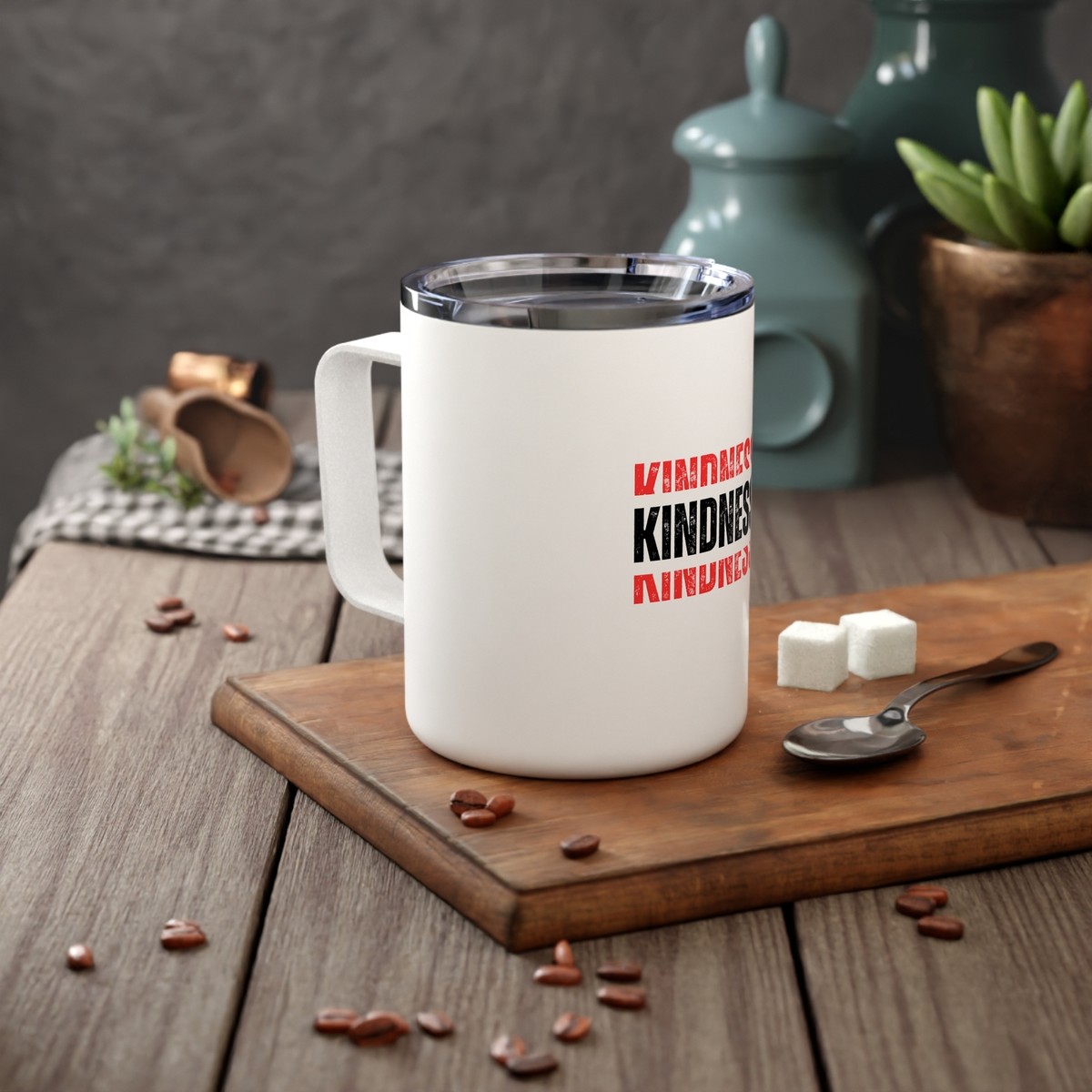 Motivational Insulated Coffee Mug, 10oz