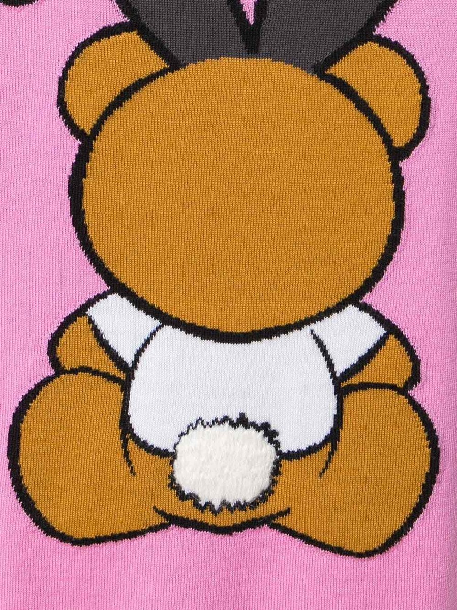 SS18 MOSCHINO COUTURE Jeremy Scott PLAYBOY TEDDY BEAR Pink